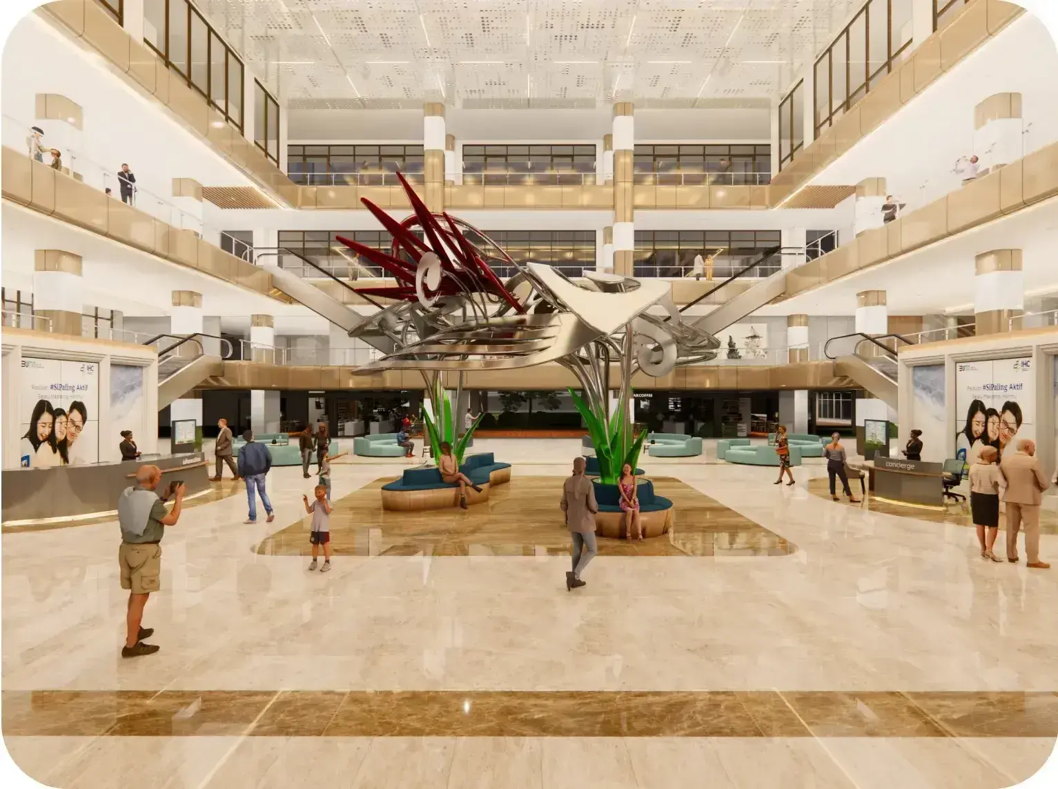 Bali International Hospital view